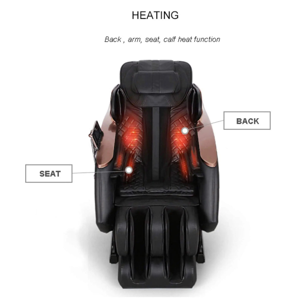 Airvana Zenith Full Body Zero-Gravity Shiatsu Massage Chair With Heat And Voice Control (SAK93154) by SAKSBY WHOLESALE