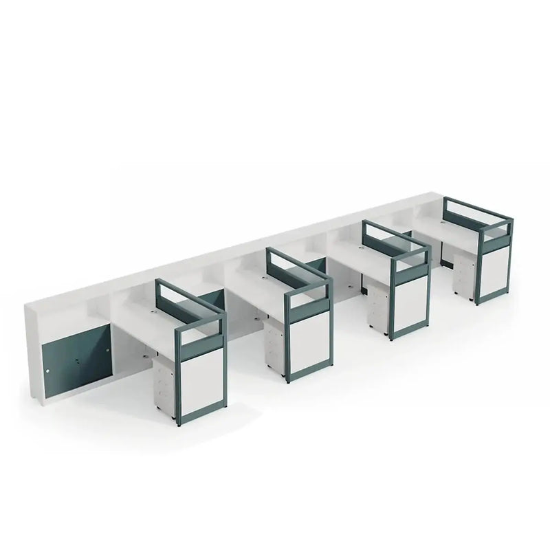 Trevio · L-Shaped Cubicle Workstation by Arc Grove