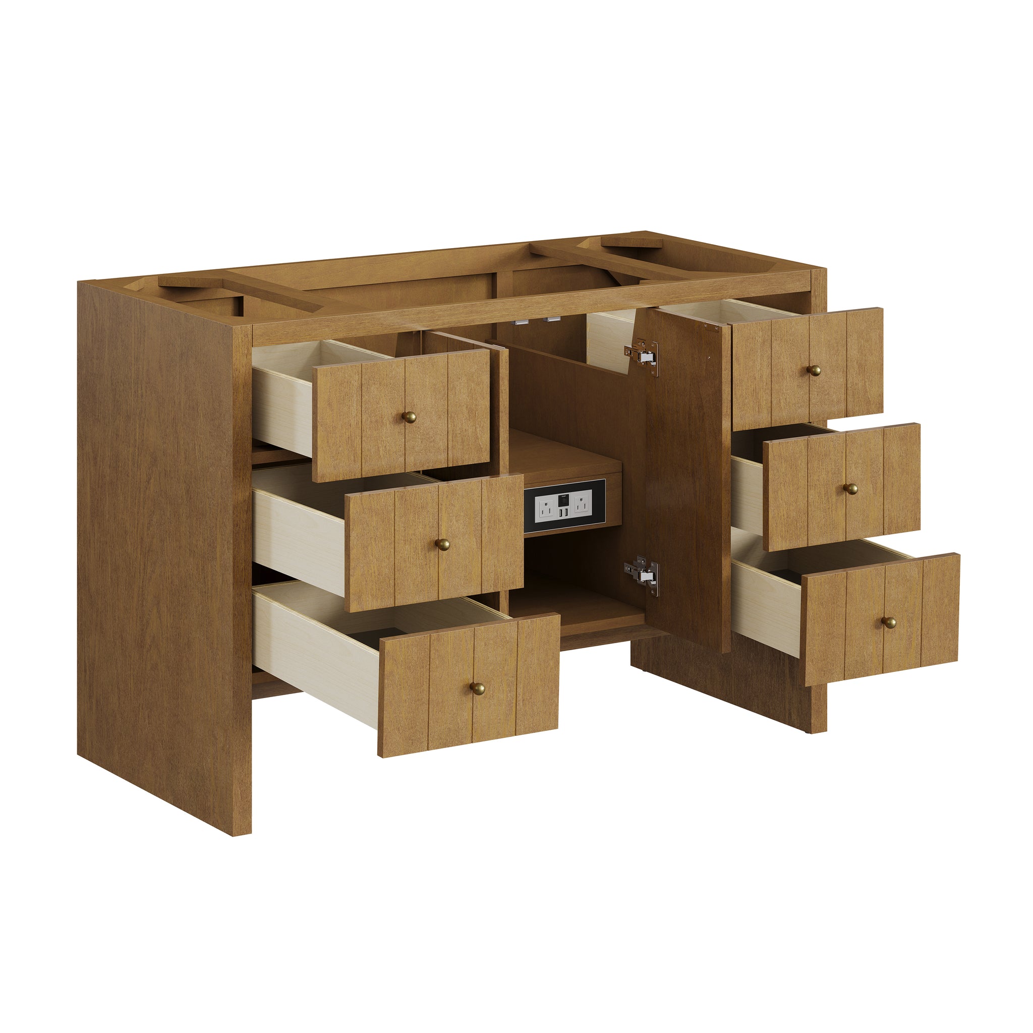 James Martin Hudson 48" Single Bathroom Vanity, Honey Oak, view 23