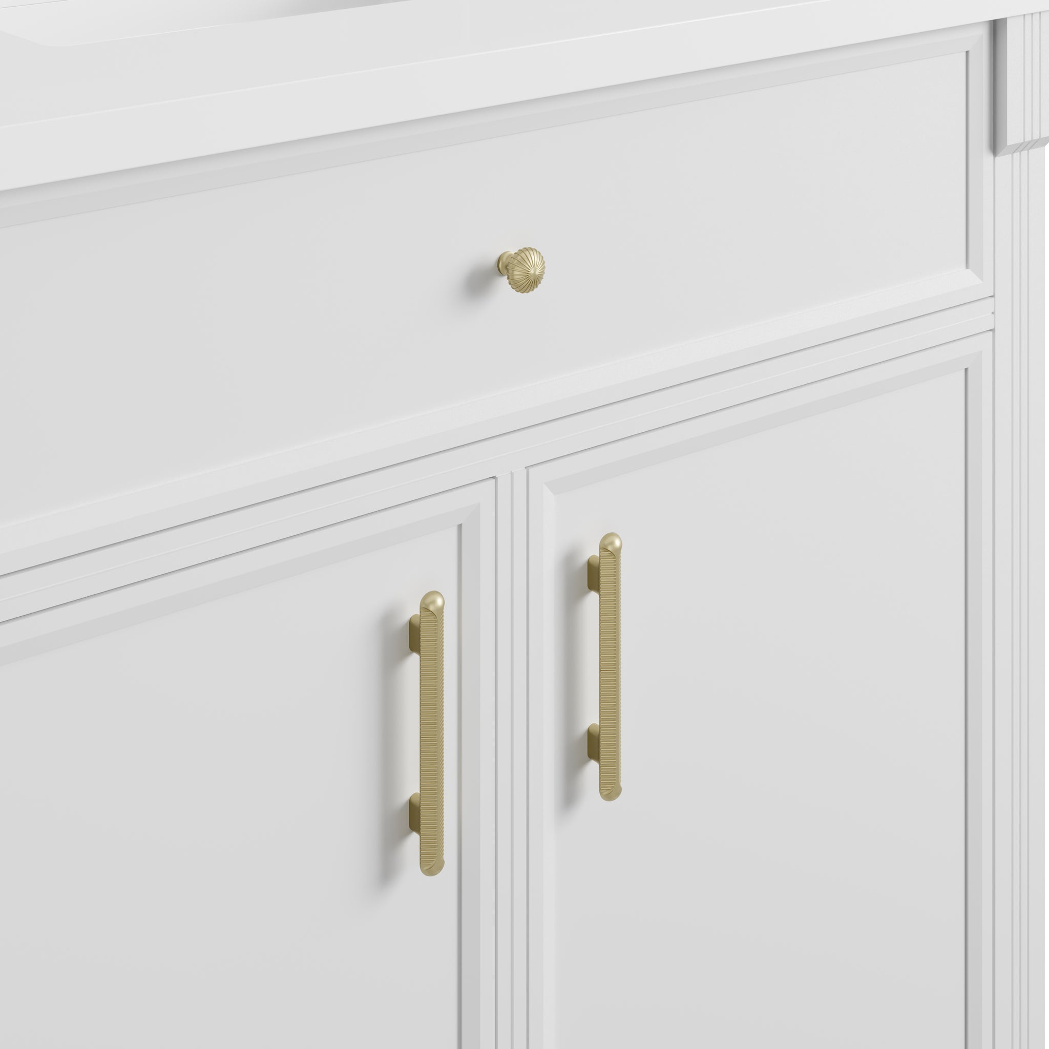 James Martin Bellshire 96" Double Bathroom Vanity, Bright White, view 16