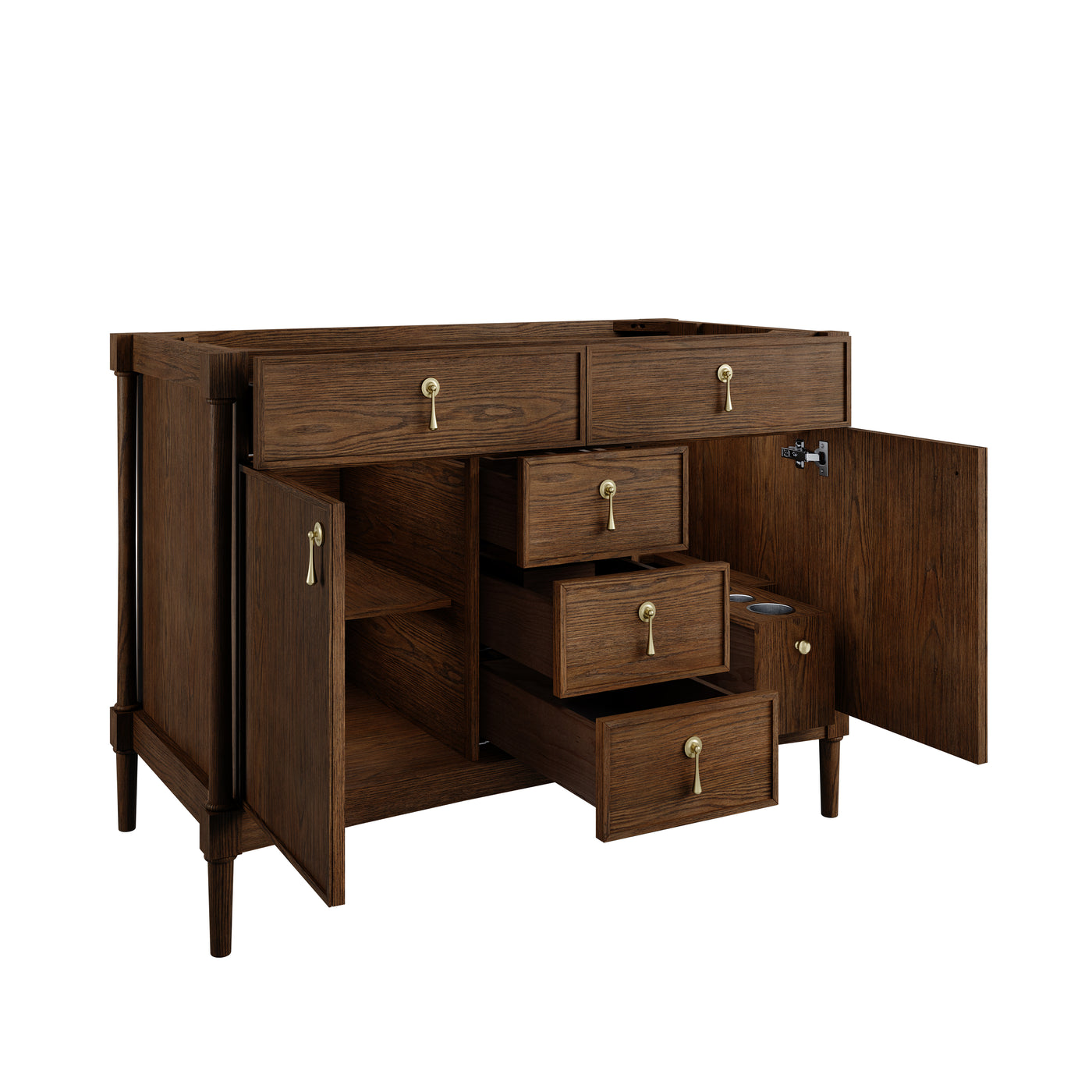 James Martin Kinnsden 48" Single Bathroom Vanity, Sable Oak, view 22
