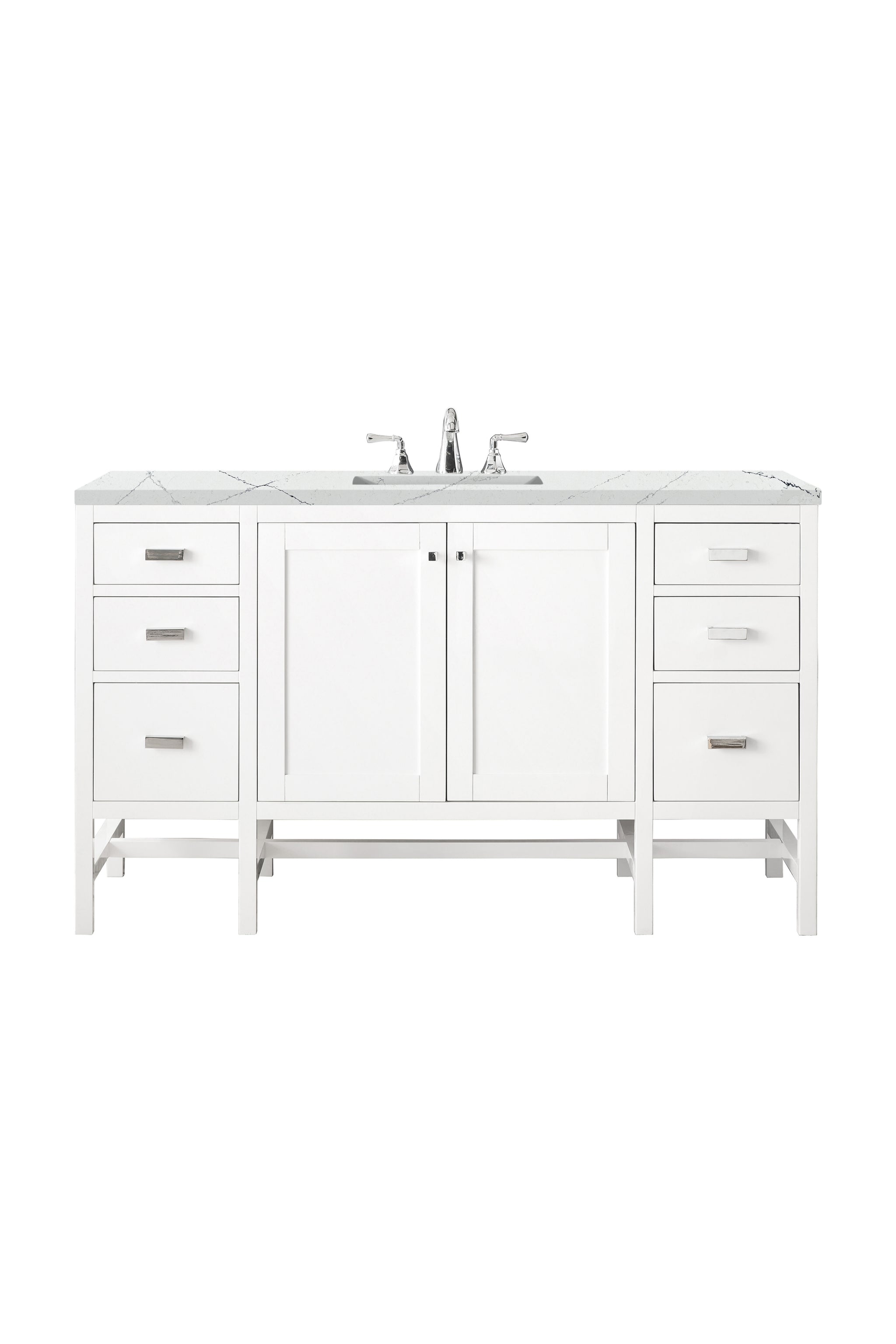James Martin Addison 60" Single Bathroom Vanity, Glossy White, view 20