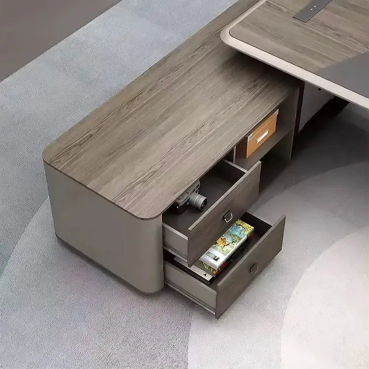 Teller · Modern L-Shaped Executive Desk by Arc Grove