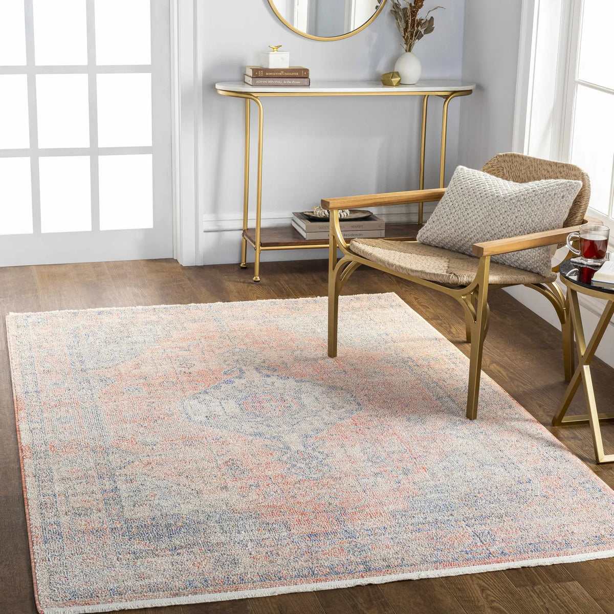 Akio Area Rug - Clearance, installed in a room