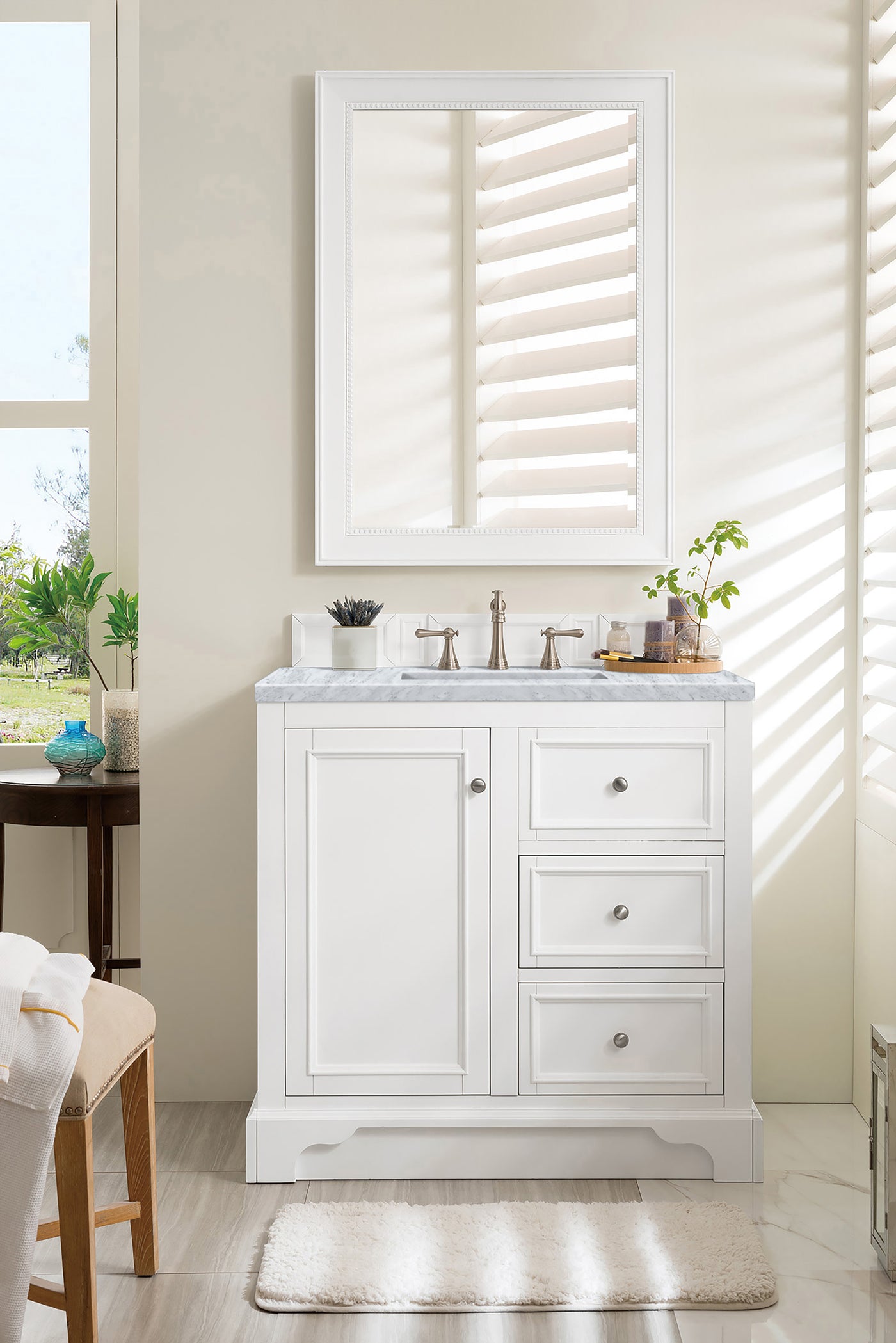 James Martin De Soto 36" Single Bathroom Vanity, Bright White, view 33