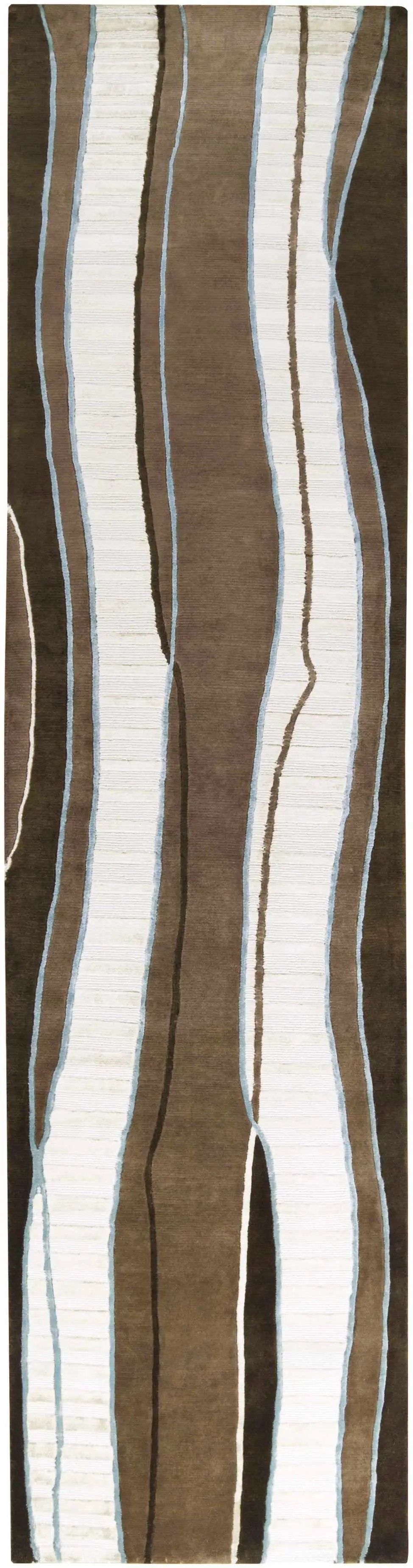 Alanreed Brown Premium Wool Area Rug - Clearance by Boutique Rugs