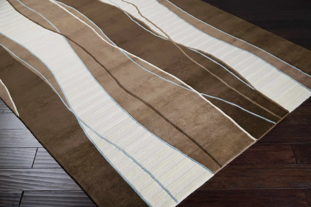 Alanreed Brown Premium Wool Area Rug - Clearance, photo 4 of 8
