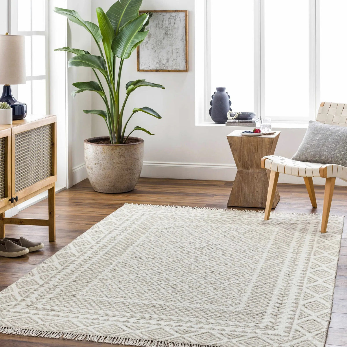 Albus Area Rug - Clearance, installed in a room