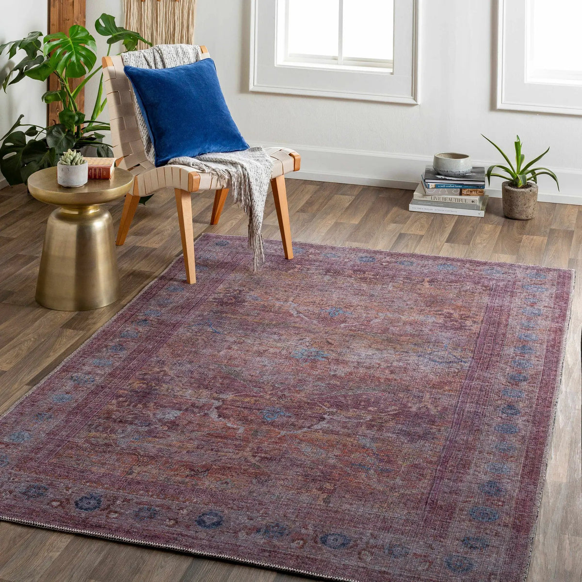 Alcoy Washable Area Rug - Clearance, installed in a room