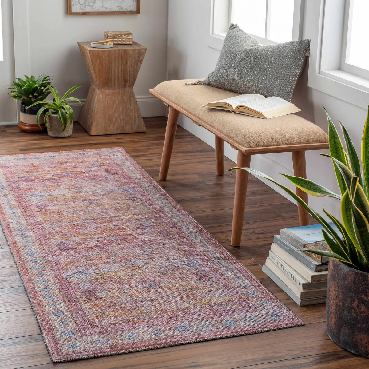 Alcoy Washable Area Rug - Clearance, installed in a room 2