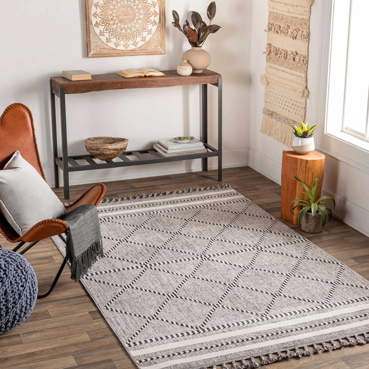 Alev Area Rug - Clearance, installed in a room