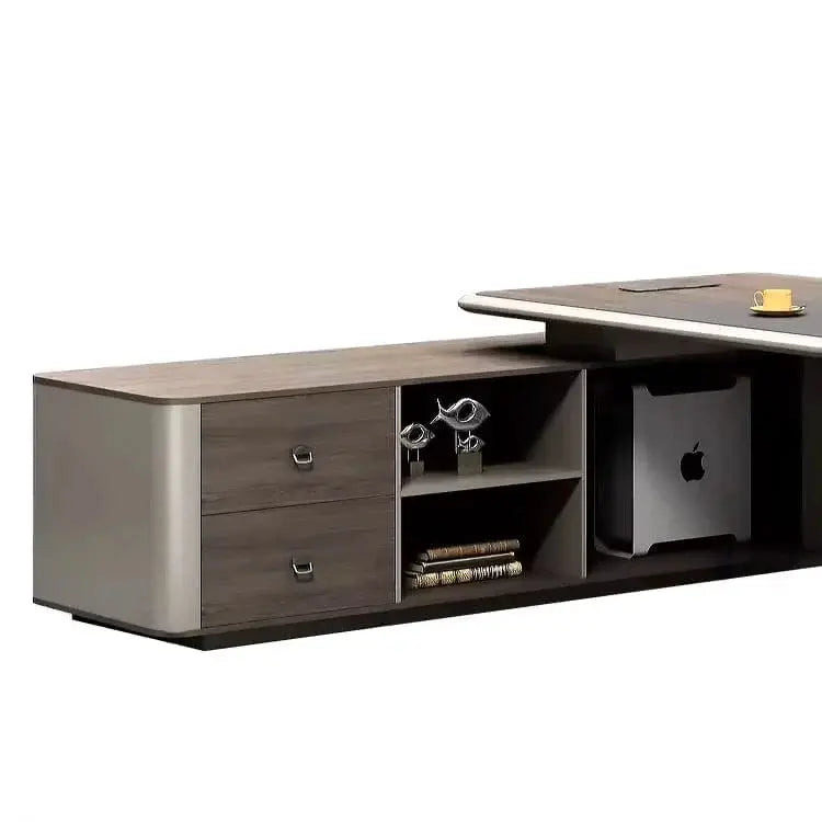 Ainley · Modern L-Shaped Executive Desk by Arc Grove