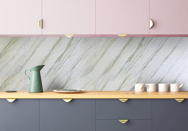 Alga Green Polished Marble Slab Random