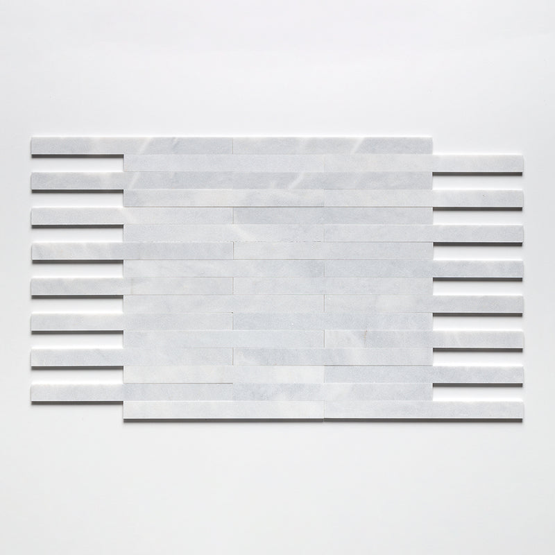 Allure Fine Textured Plank Marble Tiles 1 9/16x18 Marble Fine Textured 4x24 Tiles — 2