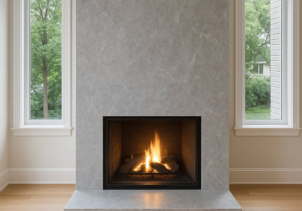 Allure Honed Marble Slab Random room scene