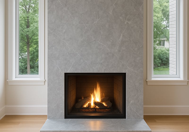 Allure Honed Marble Slab Random room scene