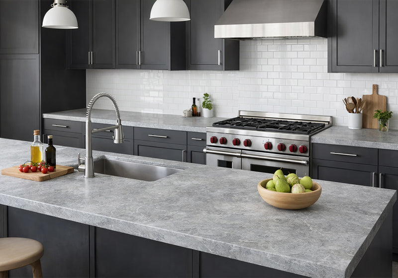 Allure Light Polished Marble Slab Random 3/4 room scene