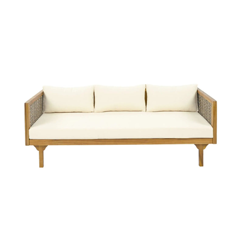 Alora 3-Seater Acacia Wood Daybed Sofa With Water-Resistant Cushions (SAK65773) by SAKSBY WHOLESALE