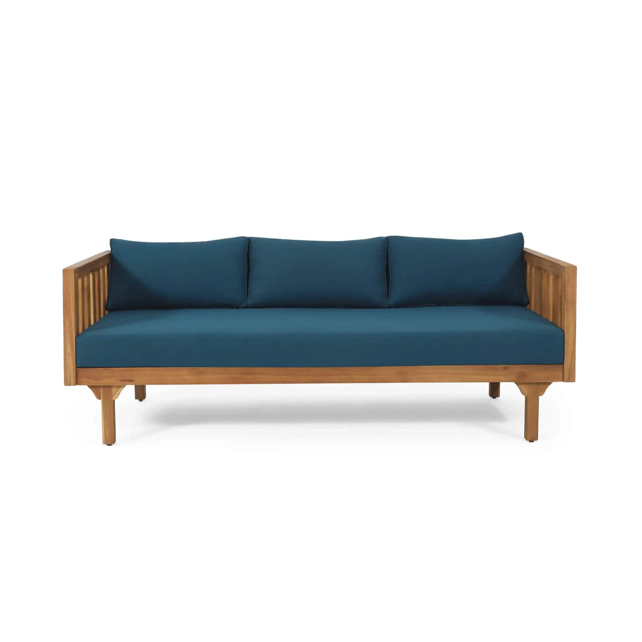 Alora 3-Seater Acacia Wood Daybed Sofa With Water-Resistant Cushions (SAK65773) by SAKSBY WHOLESALE