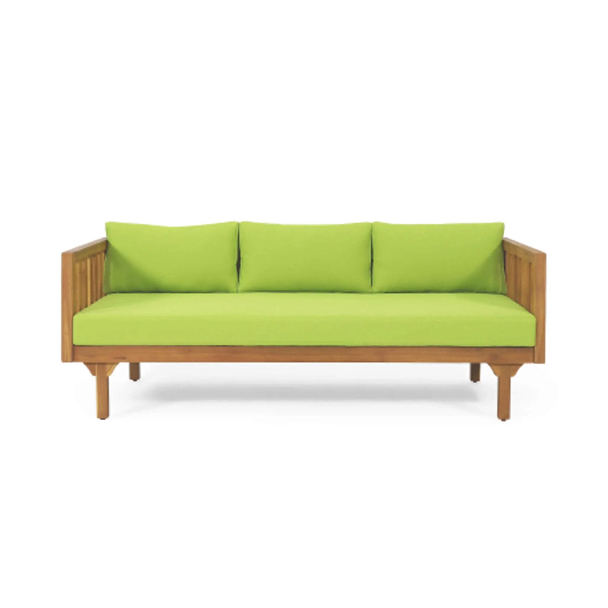 Alora 3-Seater Acacia Wood Daybed Sofa With Water-Resistant Cushions (SAK65773) by SAKSBY WHOLESALE