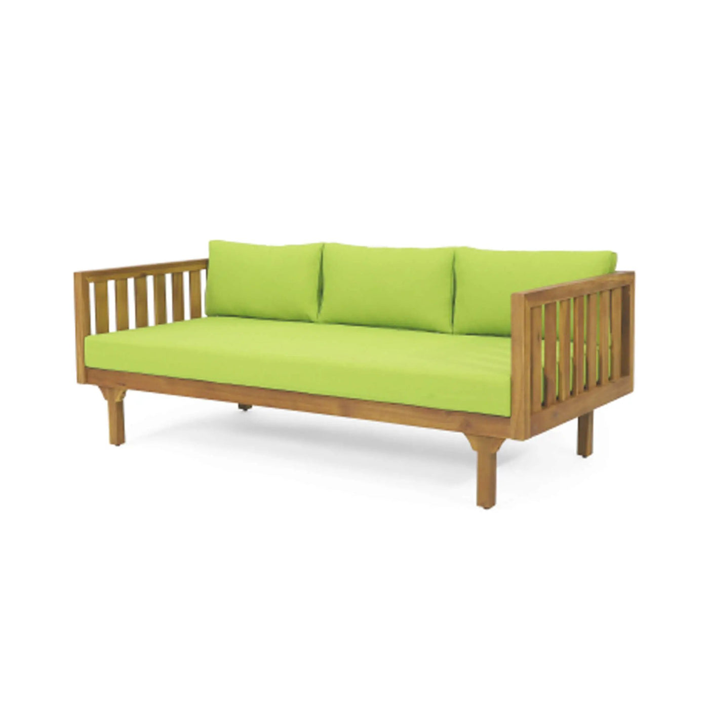 3-Seater Acacia Wood Daybed Sofa With Water-Resistant Cushions (SAK65773) by SAKSBY WHOLESALE