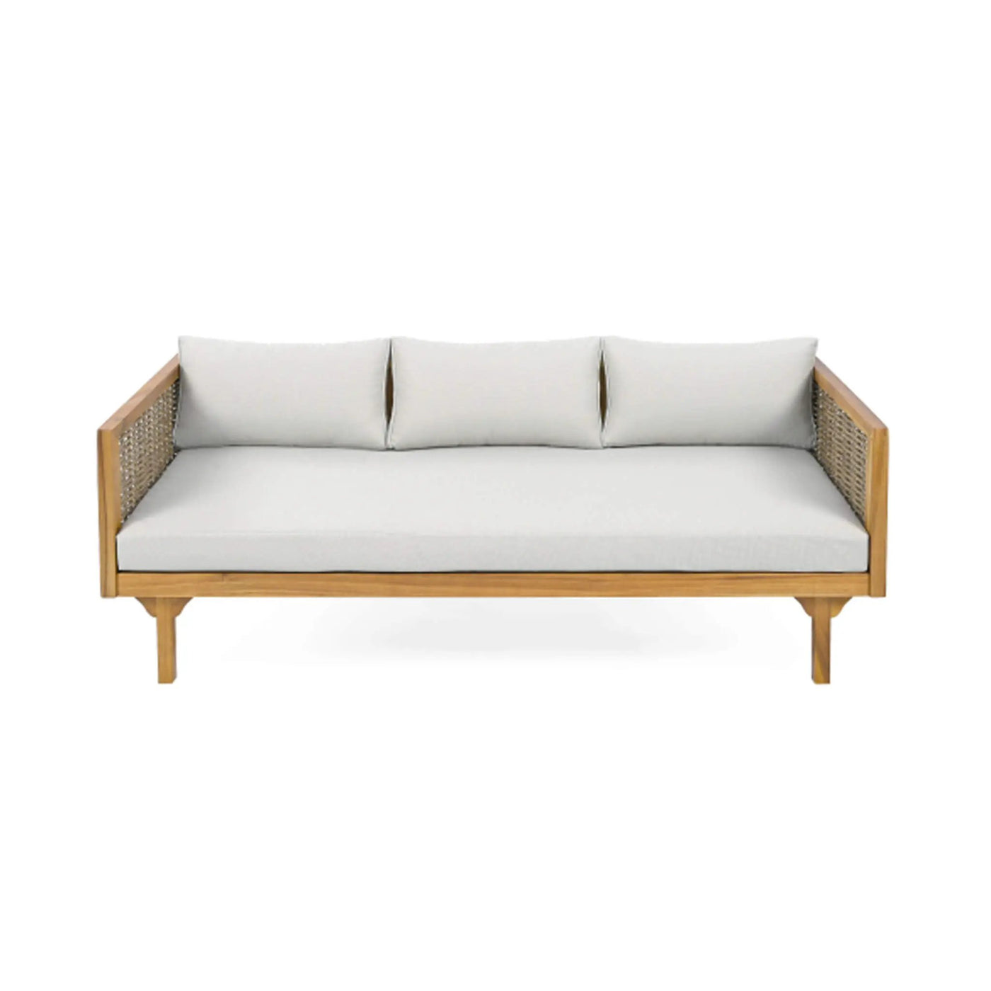 3-Seater Acacia Wood Daybed Sofa With Water-Resistant Cushions (SAK65773) by SAKSBY WHOLESALE
