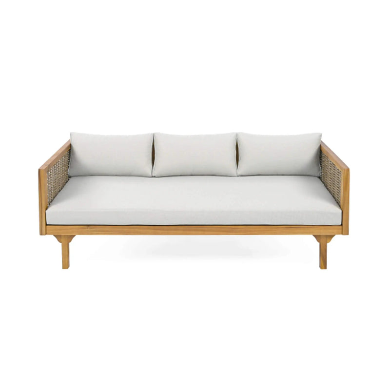 Alora 3-Seater Acacia Wood Daybed Sofa With Water-Resistant Cushions (SAK65773) by SAKSBY WHOLESALE