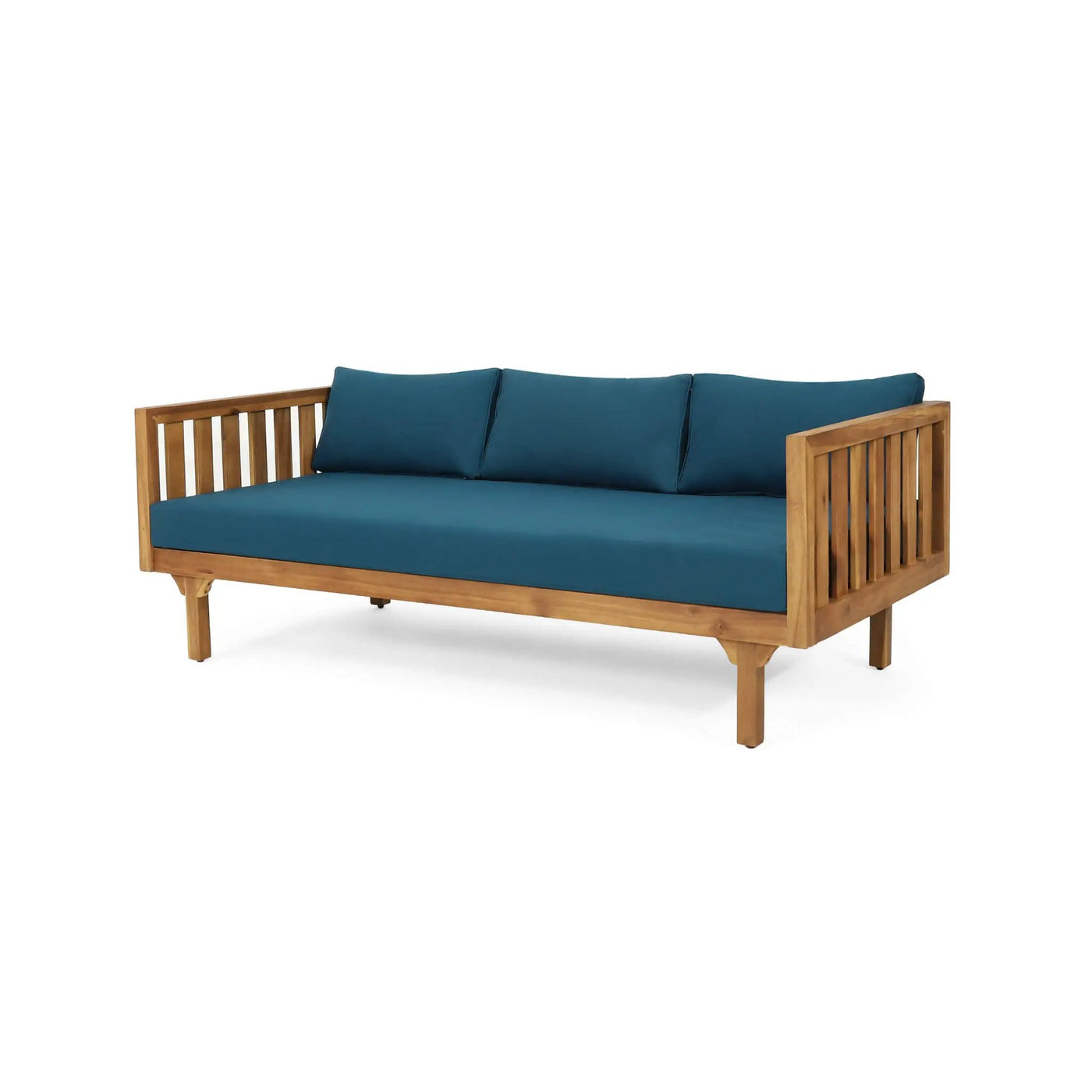 3-Seater Acacia Wood Daybed Sofa With Water-Resistant Cushions (SAK65773) by SAKSBY WHOLESALE