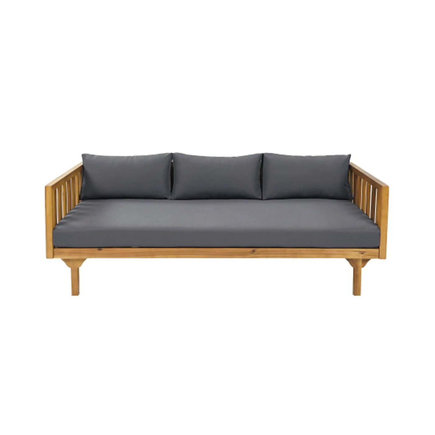 3-Seater Acacia Wood Daybed Sofa With Water-Resistant Cushions (SAK65773) by SAKSBY WHOLESALE