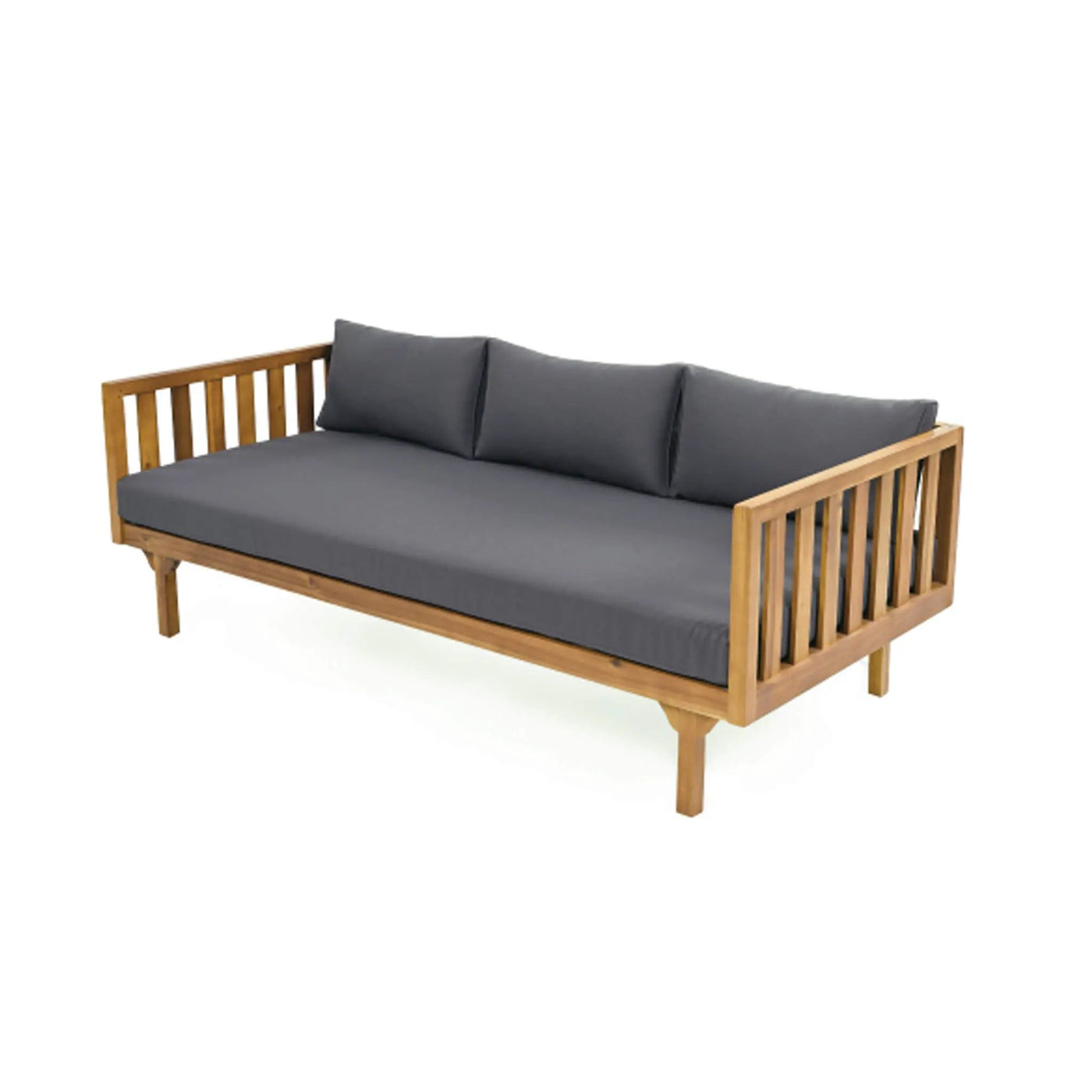 3-Seater Acacia Wood Daybed Sofa With Water-Resistant Cushions (SAK65773) by SAKSBY WHOLESALE