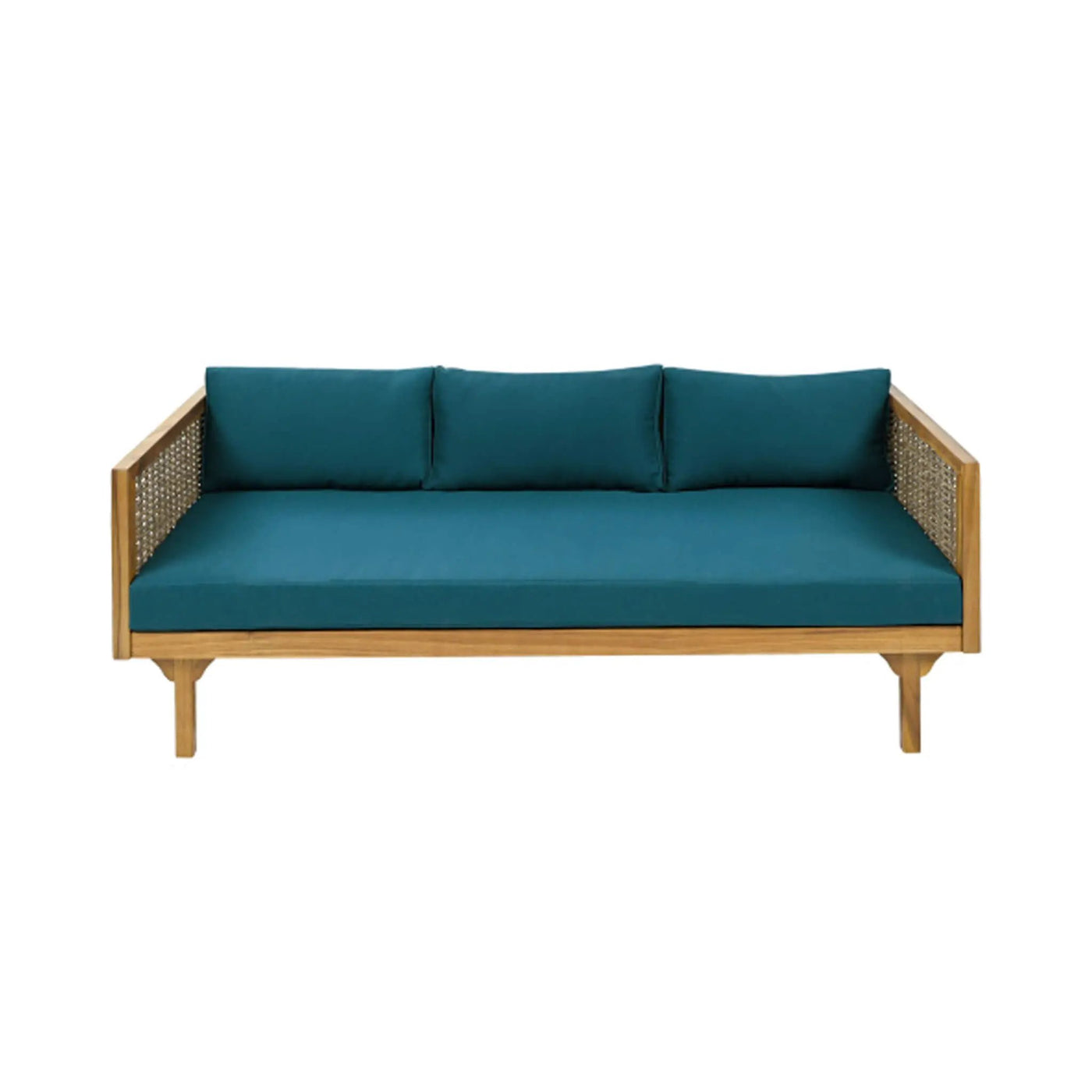 3-Seater Acacia Wood Daybed Sofa With Water-Resistant Cushions (SAK65773) by SAKSBY WHOLESALE