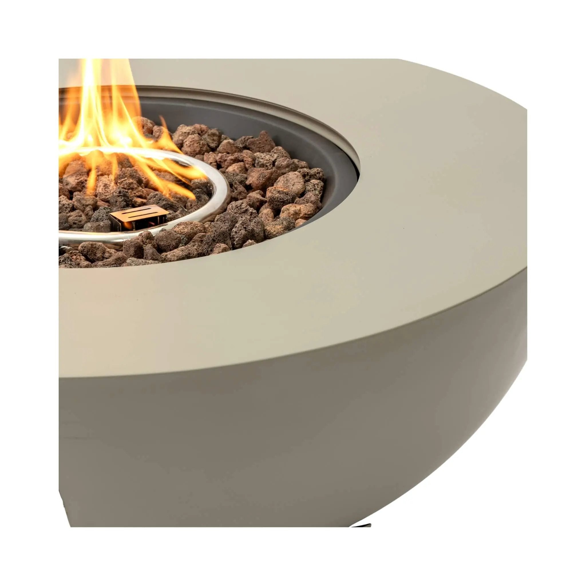 Alora Premium 36-Inch Round Outdoor Iron Patio Fire Pit Table With Metal Cover (SAK71954) by SAKSBY WHOLESALE