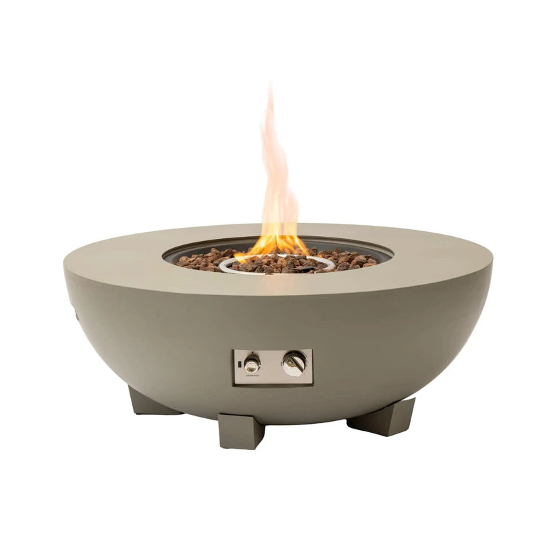 Alora Premium 36-Inch Round Outdoor Iron Patio Fire Pit Table With Metal Cover (SAK71954) by SAKSBY WHOLESALE