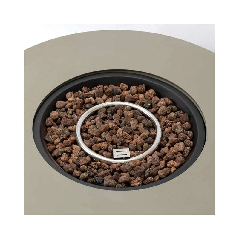 Alora Premium 36-Inch Round Outdoor Iron Patio Fire Pit Table With Metal Cover (SAK71954) by SAKSBY WHOLESALE