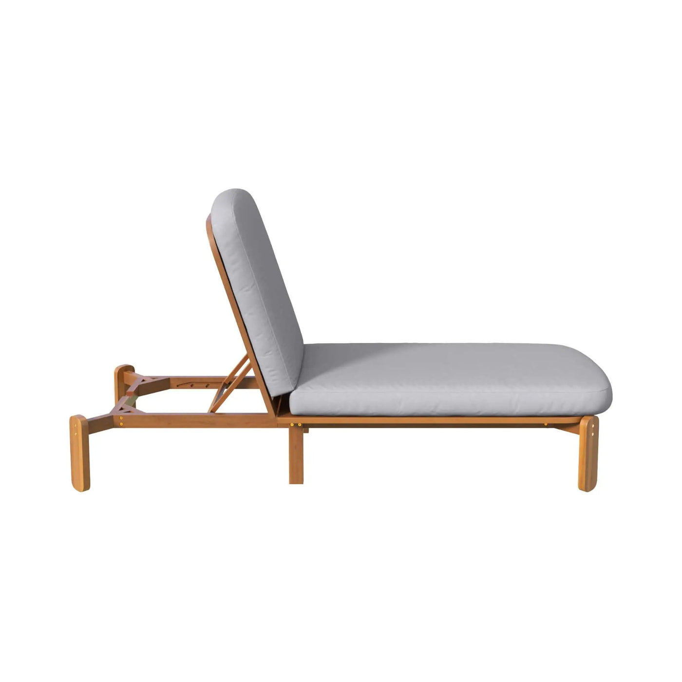 Adjustable Outdoor Chaise Lounge With Reclining Backrest (SAK04689) by SAKSBY WHOLESALE