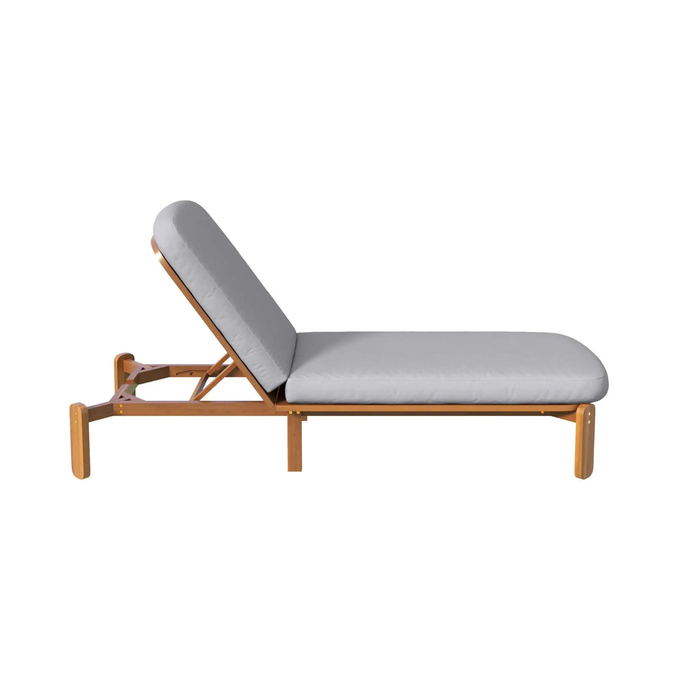 Adjustable Outdoor Chaise Lounge With Reclining Backrest (SAK04689) by SAKSBY WHOLESALE