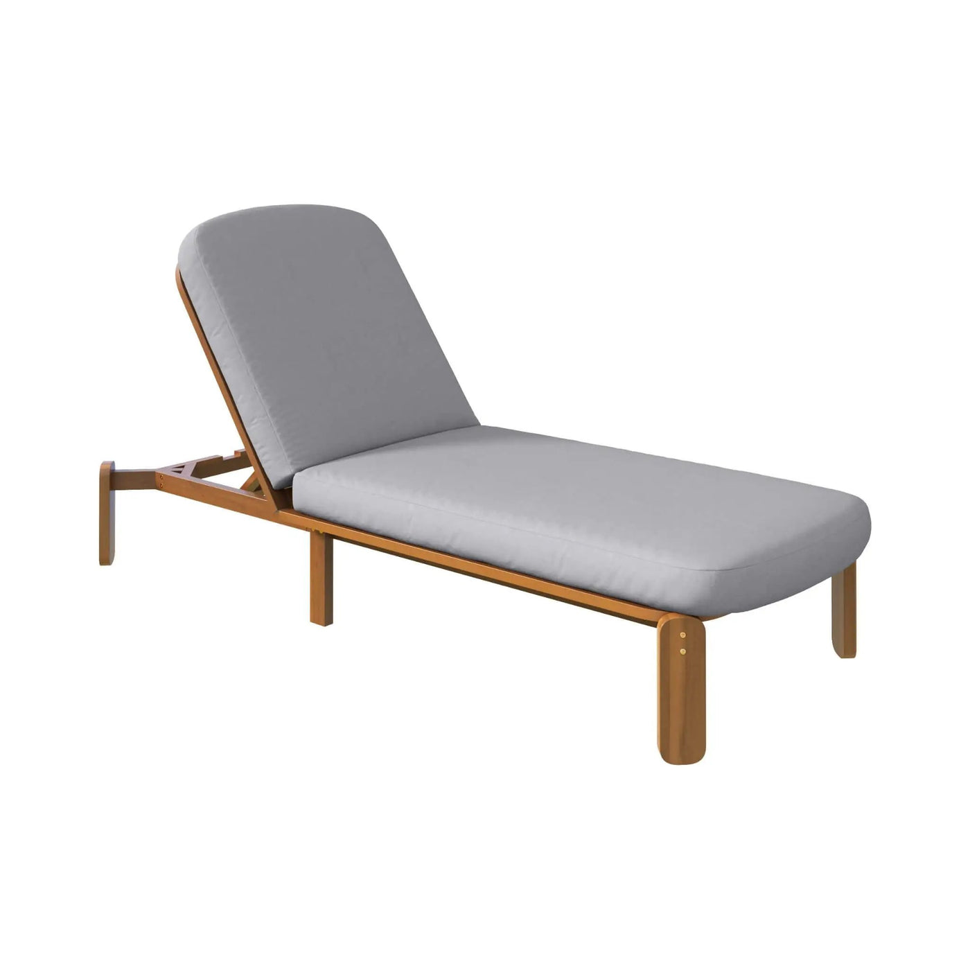 Adjustable Outdoor Chaise Lounge With Reclining Backrest (SAK04689) by SAKSBY WHOLESALE