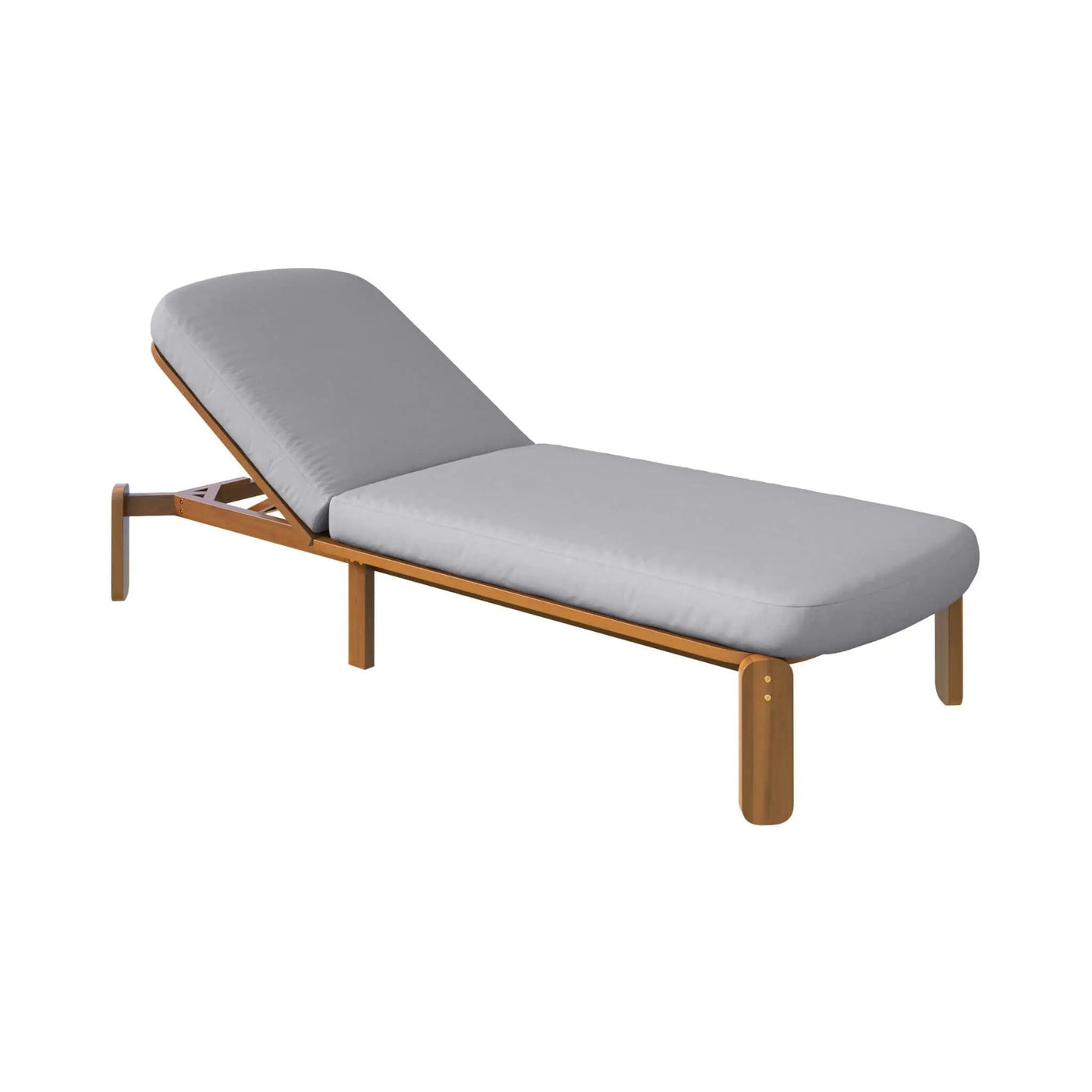 Adjustable Outdoor Chaise Lounge With Reclining Backrest (SAK04689) by SAKSBY WHOLESALE