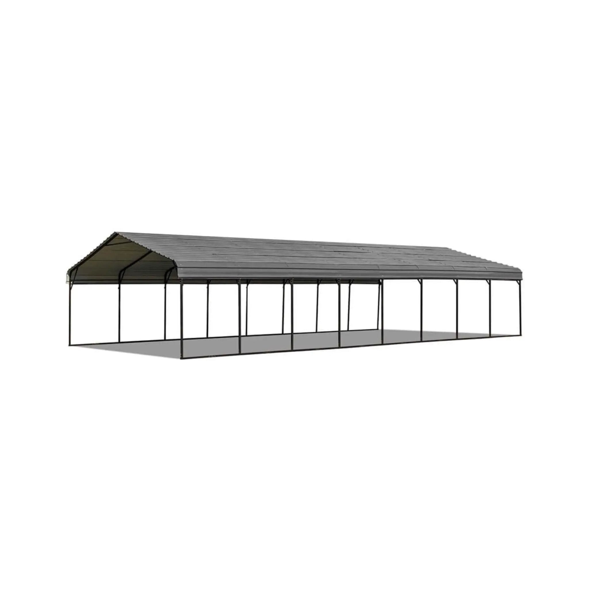 [20X40FT] Alora Extra Large Heavy Duty Four Car Outdoor Metal Carport Canopy For Trucks, Boats And SUVs (SAK29713) by SAKSBY WHOLESALE