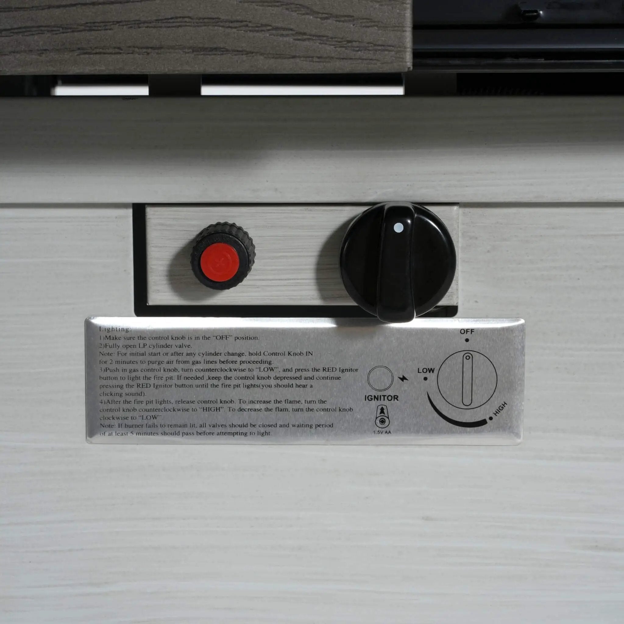 Alora Premium 50K BTU Rectangle Outdoor Aluminum Fire Pit Table (SAK70248) by SAKSBY WHOLESALE