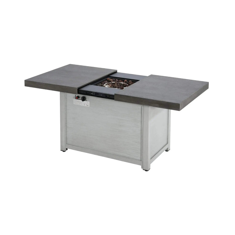 Alora Premium 50K BTU Rectangle Outdoor Aluminum Fire Pit Table (SAK70248) by SAKSBY WHOLESALE