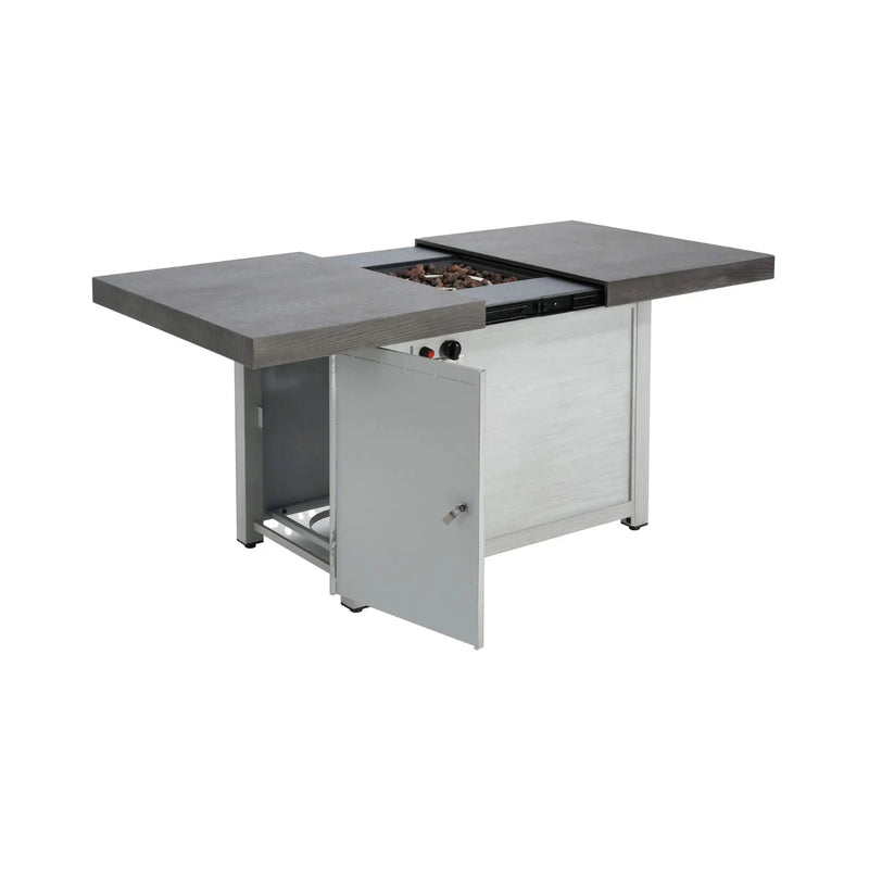 Alora Premium 50K BTU Rectangle Outdoor Aluminum Fire Pit Table (SAK70248) by SAKSBY WHOLESALE