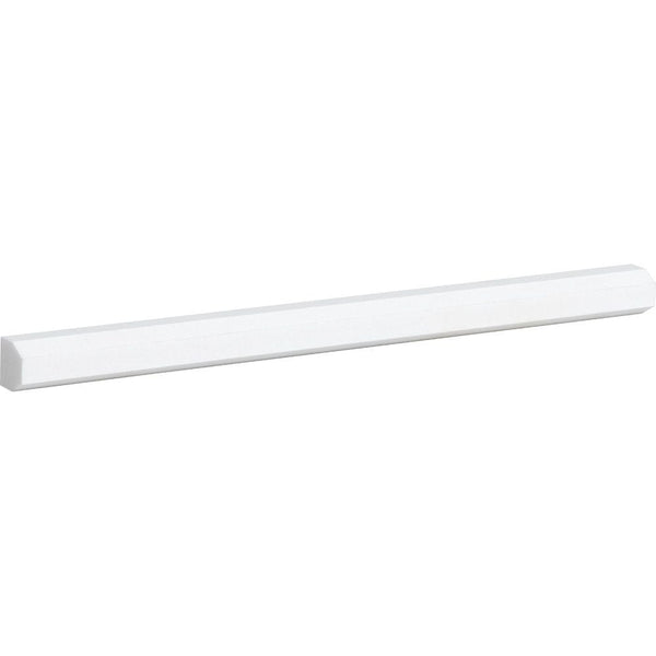 Alpina White Honed Pencil Liner Marble Moldings 1/2x12