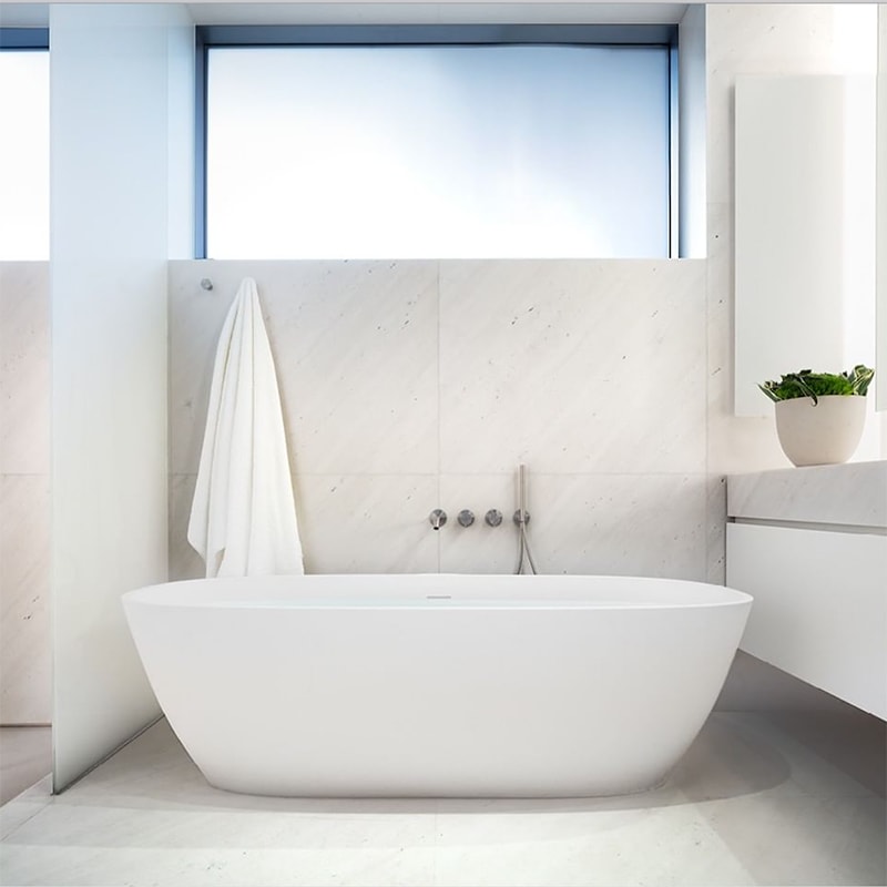 Alpina White Polished Marble Tiles 18x18 Marble Polished 18x18 Tiles — 3