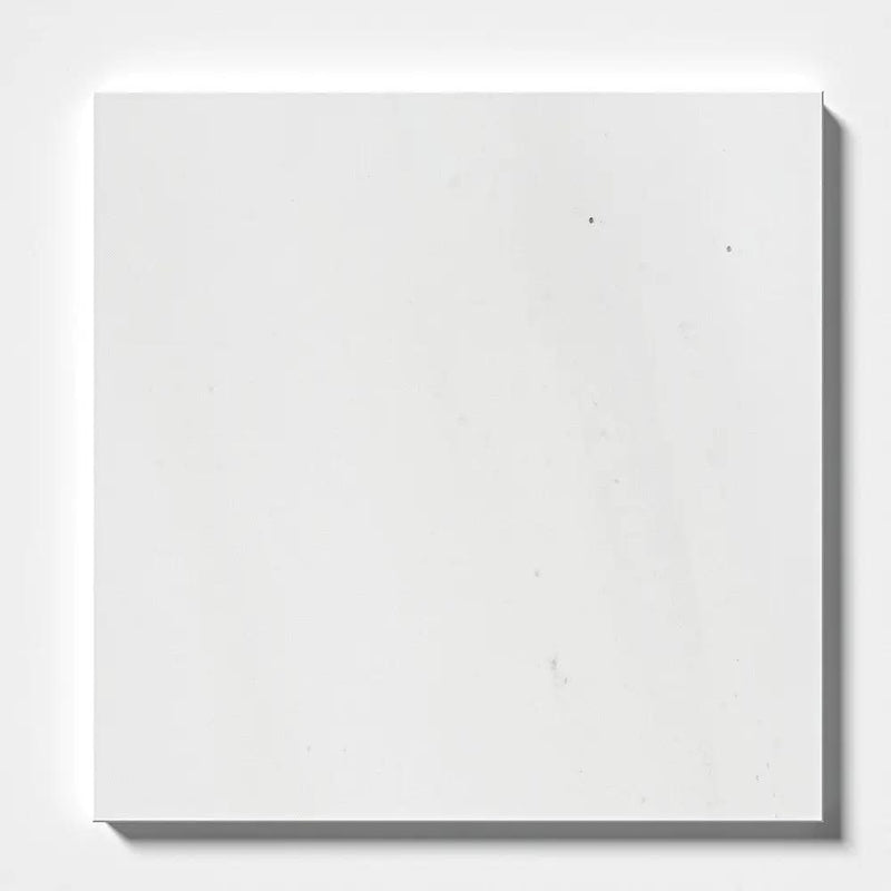 Alpina White Polished Marble Tiles 12x12