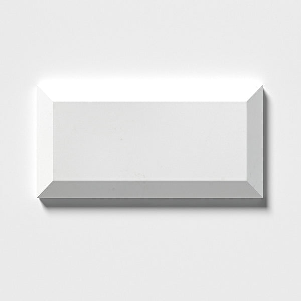 Alpina White Polished Subway Marble Tiles 2 3/4x5 1/2