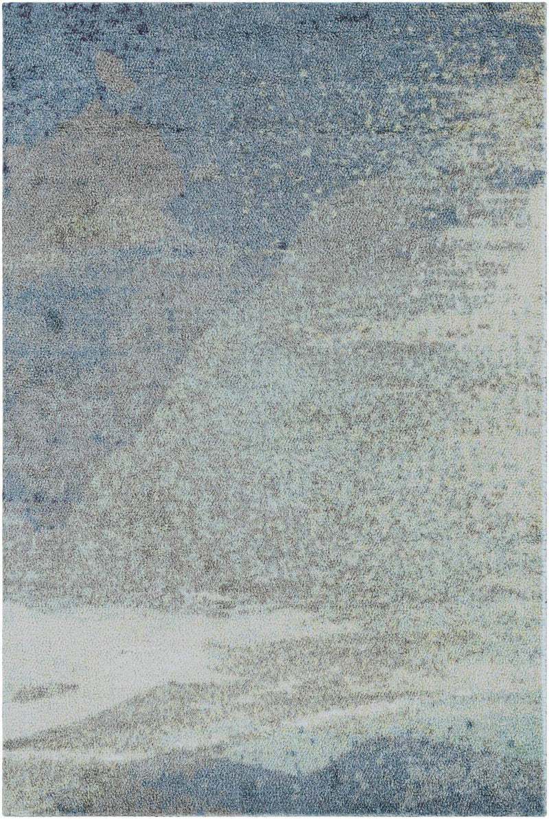 Alvaton Abstract Blue Rug by Boutique Rugs