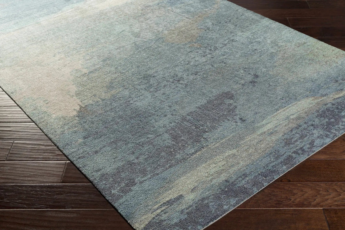 Alvaton Abstract Blue Rug, photo 10 of 15