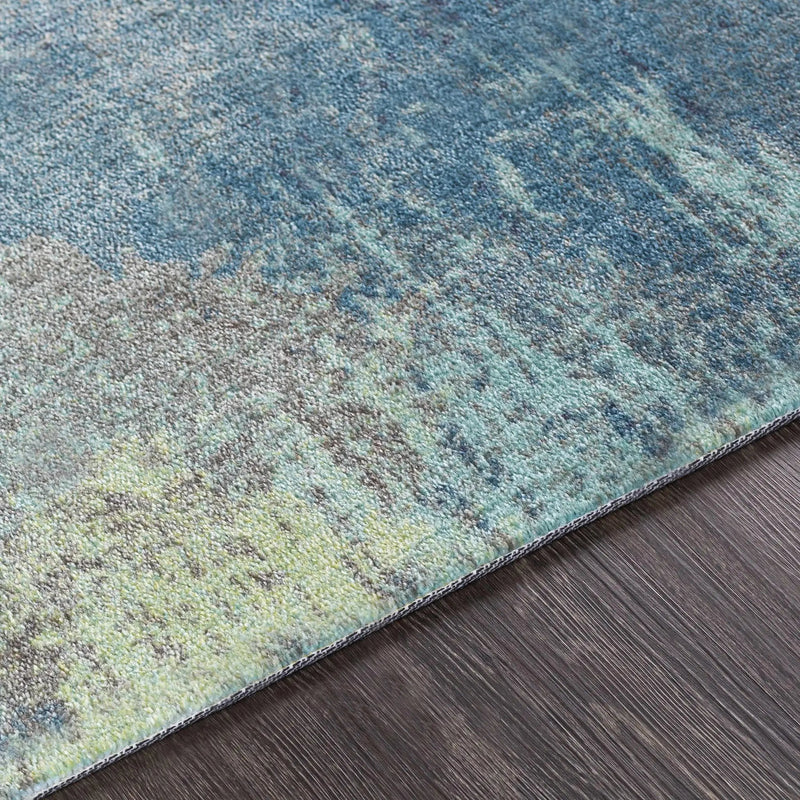 Alvaton Abstract Blue Rug by Boutique Rugs