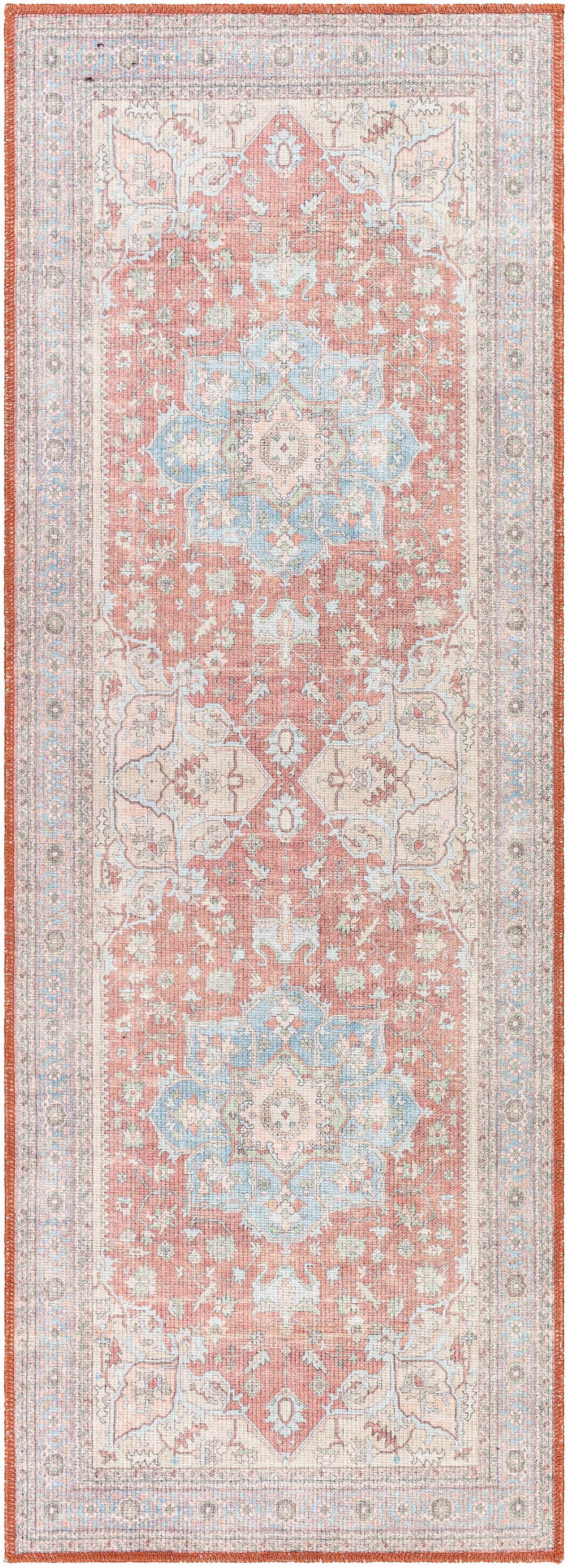 Brown Bagamanoc Medallion Washable Area Rug, photo 16 of 18